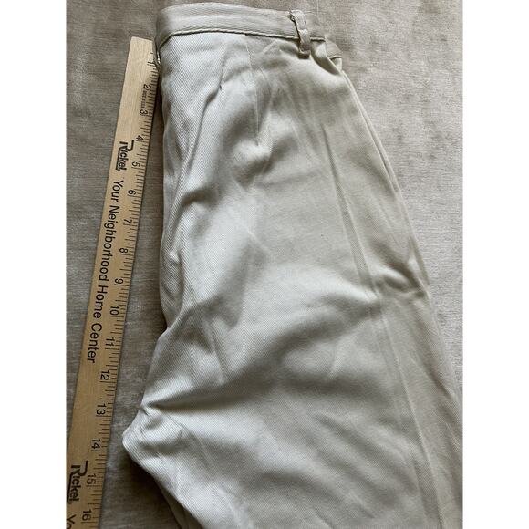 Ralph Lauren Pants Women's Sz 10 Petite Ivory Oyster Derby New Cream Equestrian - Picture 15 of 16